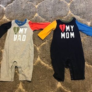 2 gap onesies